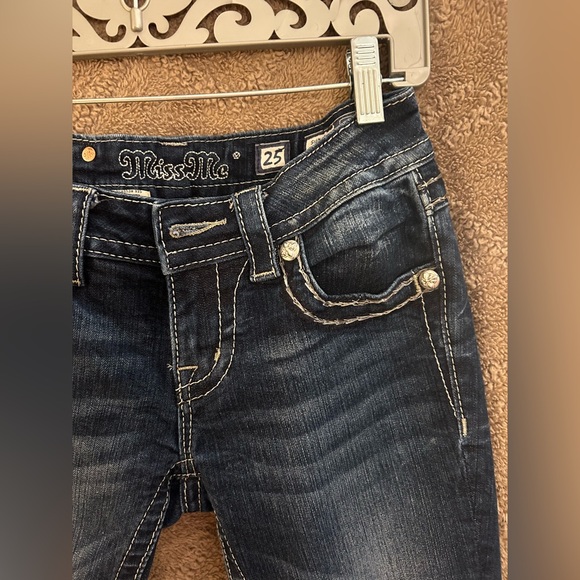 Miss Me Dark Blue Boot Cut Jeans - Picture 3 of 13